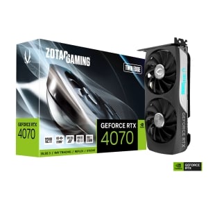 GPU ZOTAC GAMING GEFORCE RTX 4070 TWIN EDGE DLSS 3 12GB GDDR6X 192-BIT  ZT-D40700E-10M