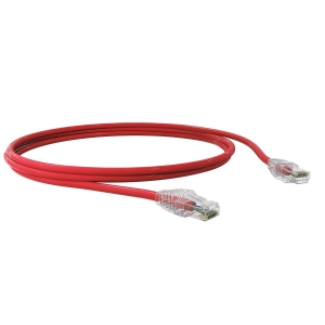 PATCH CORD U/UTP CAT.6 CMX T568A/B 2.5 METRO VERMELHO 35123009 - 1