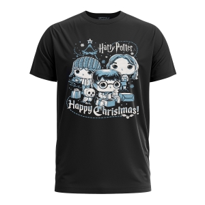 POP! TEES CAMISETA HARRY POTTER - RON, HERMIONE E HARRY - HOLIDAY - TAM. M