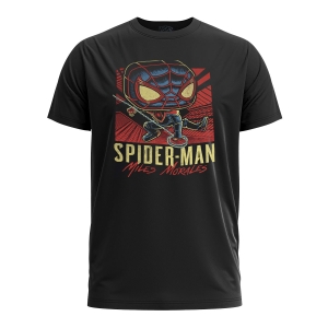 POP!TEES CAMISETA : SPIDER MAN MILES MORALES - MILES MORALES - TAM. PP