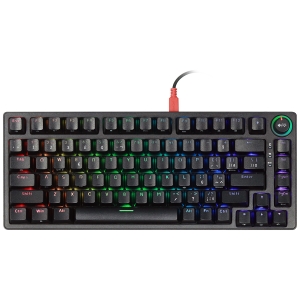 TECLADO GAMER MECANICO 75% PCYES RASEC - GASKET MOUNT - GATERON BLUE - LED RGB - TWGBLRGB