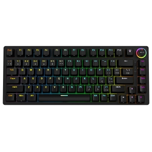 TECLADO GAMER MECANICO 75% PCYES RASEC - GASKET MOUNT - GATERON BLUE - LED RGB - TWGBLRGB