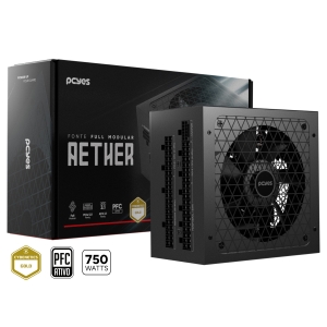 FONTE GAMER PCYES AETHER 750W FULL MODULAR CYBENETICS GOLD PCIE 5.0 ATX 3.1 - 750WFMG