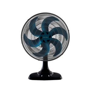 VENTILADOR OSC MESA TURBO 6 50CM 6 PÁS - 220V - PRETO/AZUL