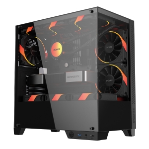 GABINETE GAMER FORCEFIELD TWR BLACK VULCAN - GFFTWRBV