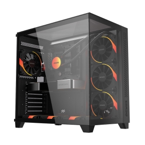 GABINETE GAMER FORCEFIELD MAX BLACK VULCAN - GFFMAXBV