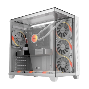 GABINETE GAMER FORCEFIELD MAX WHITE GHOST - GFFMAXWG