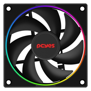 COOLER FAN PARA GABINETE VISION BLACK VULCAN 120MM PCYES - FVBV120