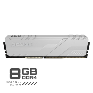 MEMORIA GAMER PCYES UDIMM 8GB DDR4 3200MHZ WHITE - PM083200D4W