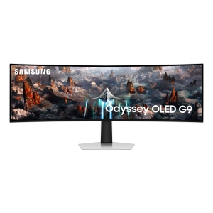 MONITOR SAMSUNG GAMER ODYSSEY OLED G9 49"  WQHD 240HZ 0.03MS HDMI MICRO HDMI DP USB HUB SPEAKER HAS - LS49CG930SLMZD