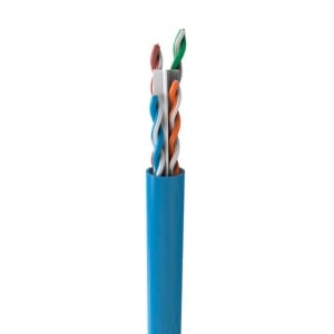 BOBINA CABO LAN U/UTP 24AWG CAT.6 CMX 305M AZUL 23400210