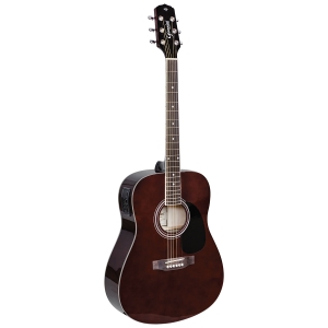 VIOLÃO ELETROACÚSTICO AÇO COM EQUALIZADOR E AFINADOR GD-1 EQ TRANSLUCENT DARK WINE - 1